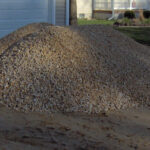 A typical load of our stone. Our stone is very low in fine material allowing for maximum longevity and performance of the drainfield.