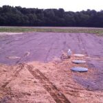 We are applying finish topsoil to a cap and fill LPP.